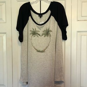 Palm Tree Heart Tee